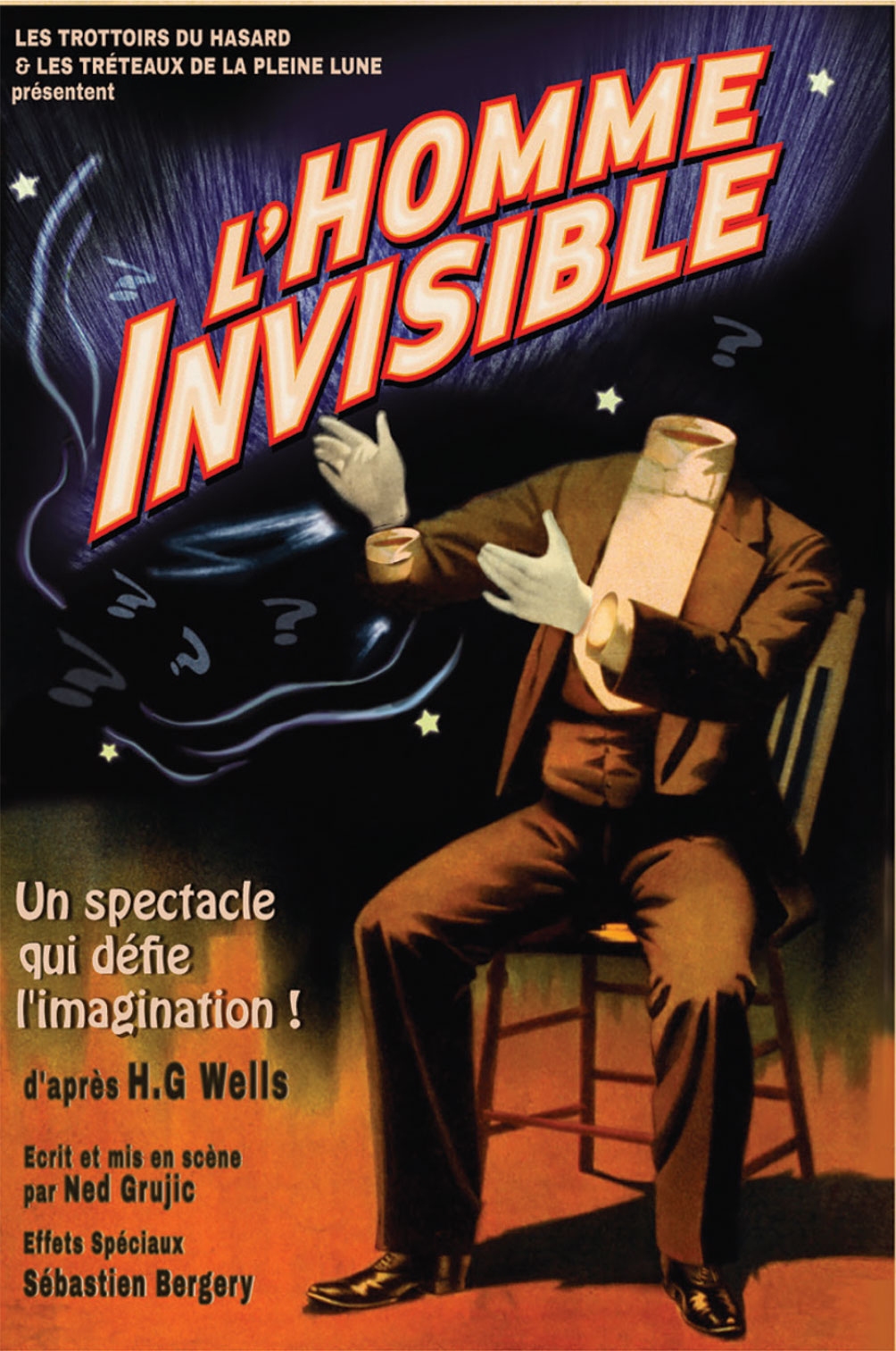 Théâtre jeunesse - Espace Paris Plaine - L'homme invisible - Saison 2022-2023